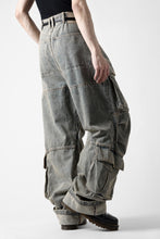 画像をギャラリービューアに読み込む, entire studios HEAVY DENIM CARGO TROUSERS (SURFACE WAVE)