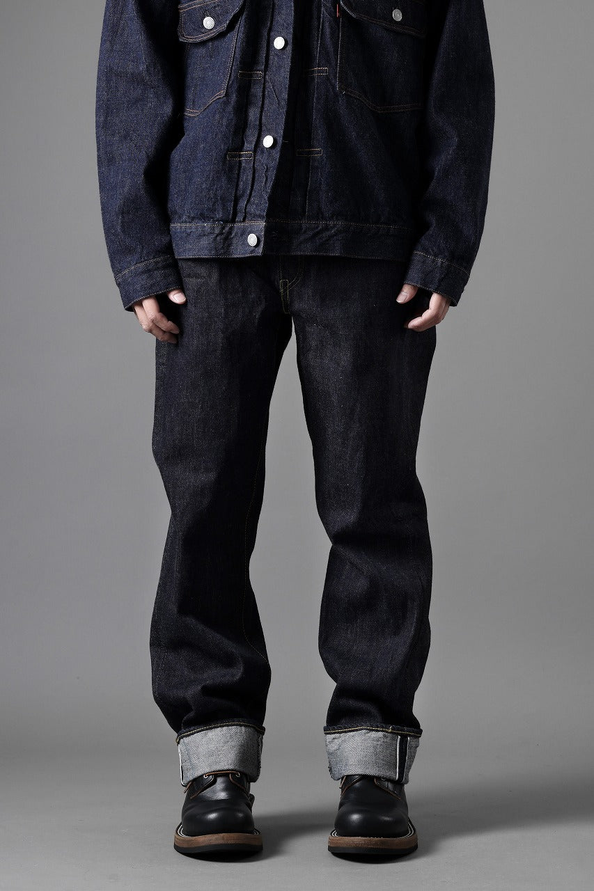 FULLCOUNT Straight Denim Pants / 15.5oz Zimbabwe Selvedge Denim (INDIGO BLUE / ONE WASHED)