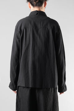 Load image into Gallery viewer, Professor.E EMBROIDERED SHIRT (BLACK)