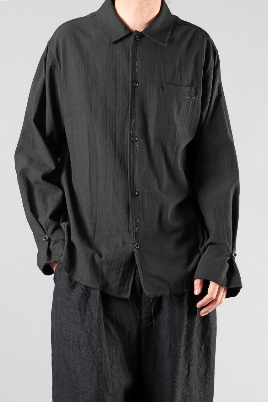 Load image into Gallery viewer, Professor.E EMBROIDERED SHIRT (BLACK)