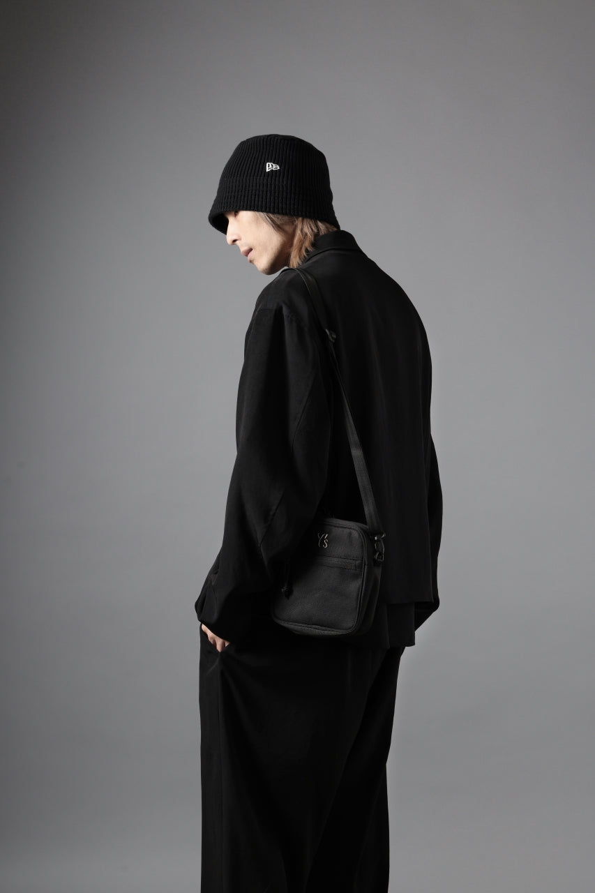 Y's x New Era® SQUARE SHOULDER POUCH (BLACK)