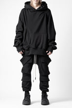 画像をギャラリービューアに読み込む, A.F ARTEFACT BOMBER HEAT BELTED SARROUEL CARGO PANTS (BLACK)