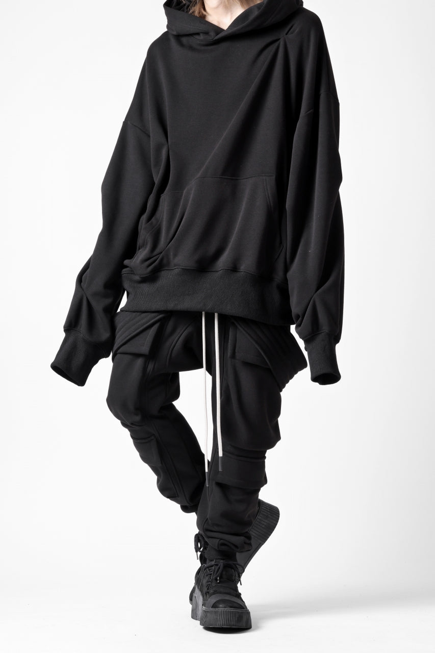 A.F ARTEFACT BOMBER HEAT TUCK HOODIE (BLACK)