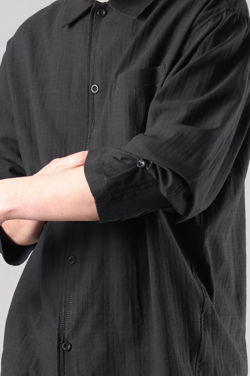 Load image into Gallery viewer, Professor.E EMBROIDERED SHIRT (BLACK)