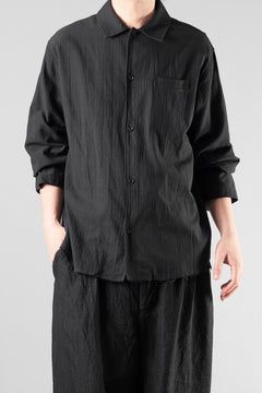 Load image into Gallery viewer, Professor.E EMBROIDERED SHIRT (BLACK)
