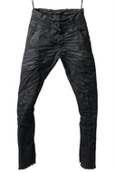 masnada BAGGY SCARRED STRETCH JEANS (SMEARED BLACK)