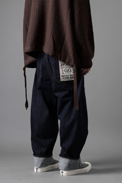 画像をギャラリービューアに読み込む, FULLCOUNT x N/07 x LOOM exclusive WIDE TAPERED DENIM PANTS / 11.5oz ZIMBABWE DENIM (INDIGO BLUE / ONE WASHED)