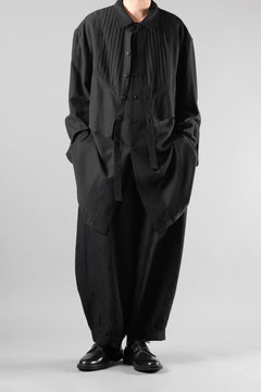画像をギャラリービューアに読み込む, Professor.E OVERSIZED LAYERED SHIRT (BLACK)