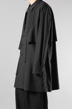 画像をギャラリービューアに読み込む, Professor.E OVERSIZED LAYERED SHIRT (BLACK)