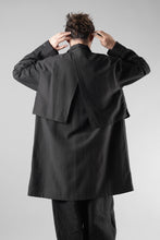 画像をギャラリービューアに読み込む, Professor.E OVERSIZED LAYERED SHIRT (BLACK)