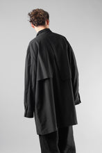 画像をギャラリービューアに読み込む, Professor.E OVERSIZED LAYERED SHIRT (BLACK)