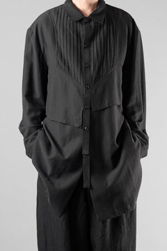 画像をギャラリービューアに読み込む, Professor.E OVERSIZED LAYERED SHIRT (BLACK)