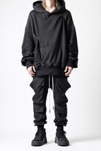 画像をギャラリービューアに読み込む, A.F ARTEFACT BOMBER HEAT TUCK HOODIE (MIX BLACK)