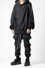 画像をギャラリービューアに読み込む, A.F ARTEFACT BOMBER HEAT TUCK HOODIE (MIX BLACK)