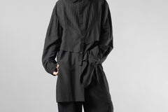 画像をギャラリービューアに読み込む, Professor.E OVERSIZED LAYERED SHIRT (BLACK)