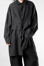 画像をギャラリービューアに読み込む, Professor.E OVERSIZED LAYERED SHIRT (BLACK)