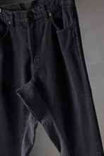 Load image into Gallery viewer, CHANGES x LOOM exclusive REMAKE REGULAR FIT DENIM PANTS / VINTAGE LEVI’S JEANS (BLACK #I)