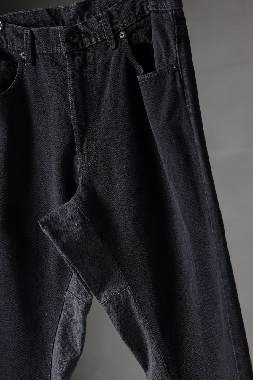 CHANGES x LOOM exclusive REMAKE REGULAR FIT DENIM PANTS / VINTAGE LEVI’S JEANS (BLACK #I)