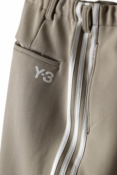 Load image into Gallery viewer, Y-3 Yohji Yamamoto THREE STRIPES TRACK PANTS (KHAKI x OFF WHITE)