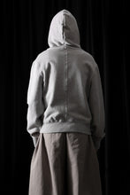 画像をギャラリービューアに読み込む, entire studios SLIM ZIP UP SWEAT PARKA (GREY MARLE)
