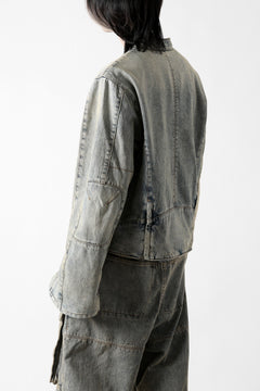 画像をギャラリービューアに読み込む, entire studios MOTO DENIM JACKET (SURFACE WAVE)