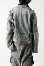 画像をギャラリービューアに読み込む, entire studios MOTO DENIM JACKET (SURFACE WAVE)