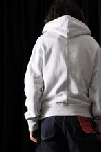 画像をギャラリービューアに読み込む, entire studios SLIM ZIP UP SWEAT PARKA (HEATHER GREY)