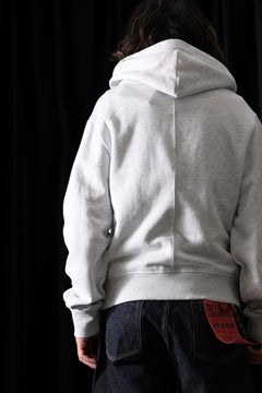 画像をギャラリービューアに読み込む, entire studios SLIM ZIP UP SWEAT PARKA (HEATHER GREY)