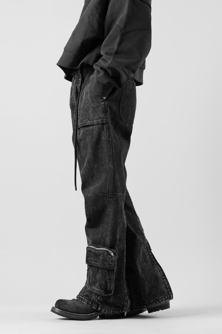 Juun.J Pocket Detailed Denim Pants (BLACK)