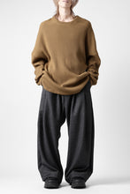 画像をギャラリービューアに読み込む, A.F ARTEFACT TUCK WIDE TROUSERS / HERRING BONE WOOL (D.GREY)