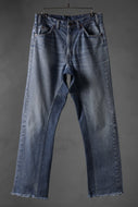 CHANGES x LOOM exclusive REMAKE REGULAR FIT DENIM PANTS / VINTAGE LEVI’S JEANS (INDIGO #E)