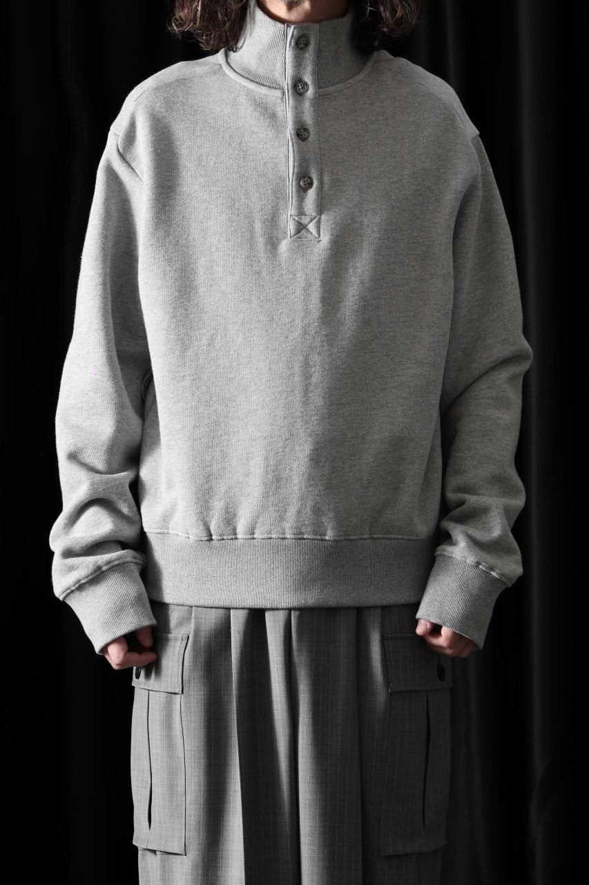 画像をギャラリービューアに読み込む, entire studios PORT PULLOVER SWEAT (GREY MARLE)