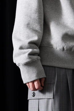 画像をギャラリービューアに読み込む, entire studios PORT PULLOVER SWEAT (GREY MARLE)