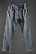 CHANGES x LOOM exclusive REMAKE REGULAR FIT DENIM PANTS / VINTAGE LEVI’S JEANS (INDIGO #F)