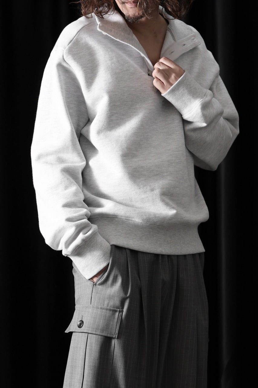 画像をギャラリービューアに読み込む, entire studios PORT PULLOVER SWEAT (HEATHER GREY)