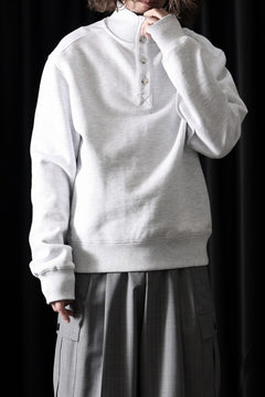 画像をギャラリービューアに読み込む, entire studios PORT PULLOVER SWEAT (HEATHER GREY)