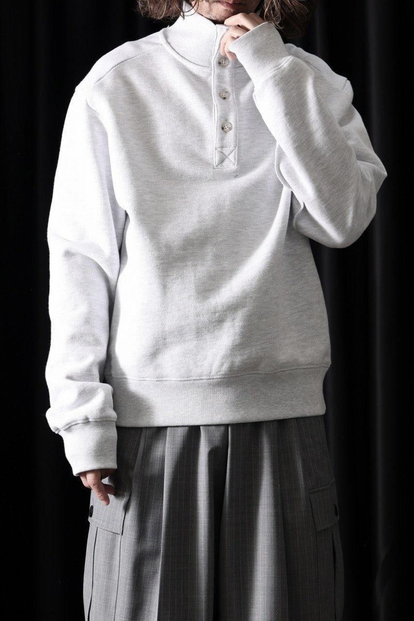 画像をギャラリービューアに読み込む, entire studios PORT PULLOVER SWEAT (HEATHER GREY)