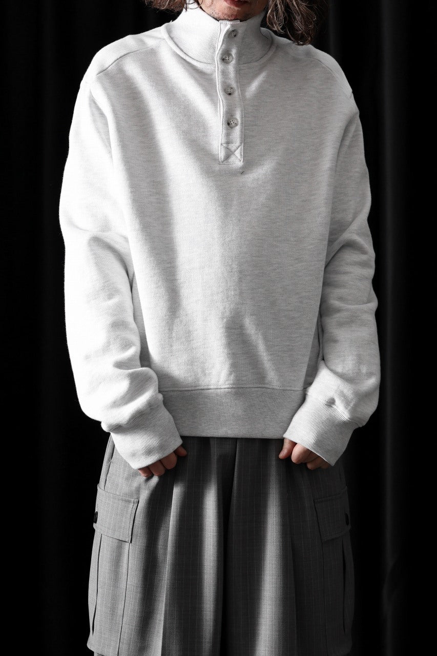 画像をギャラリービューアに読み込む, entire studios PORT PULLOVER SWEAT (HEATHER GREY)