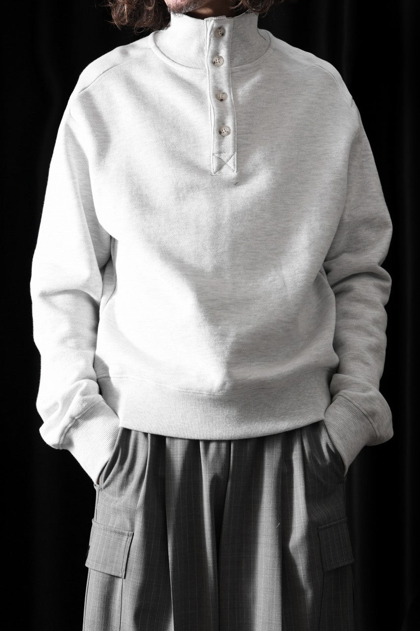 画像をギャラリービューアに読み込む, entire studios PORT PULLOVER SWEAT (HEATHER GREY)