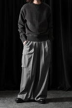 画像をギャラリービューアに読み込む, entire studios POD CREW SWEAT (WASHED BLACK)