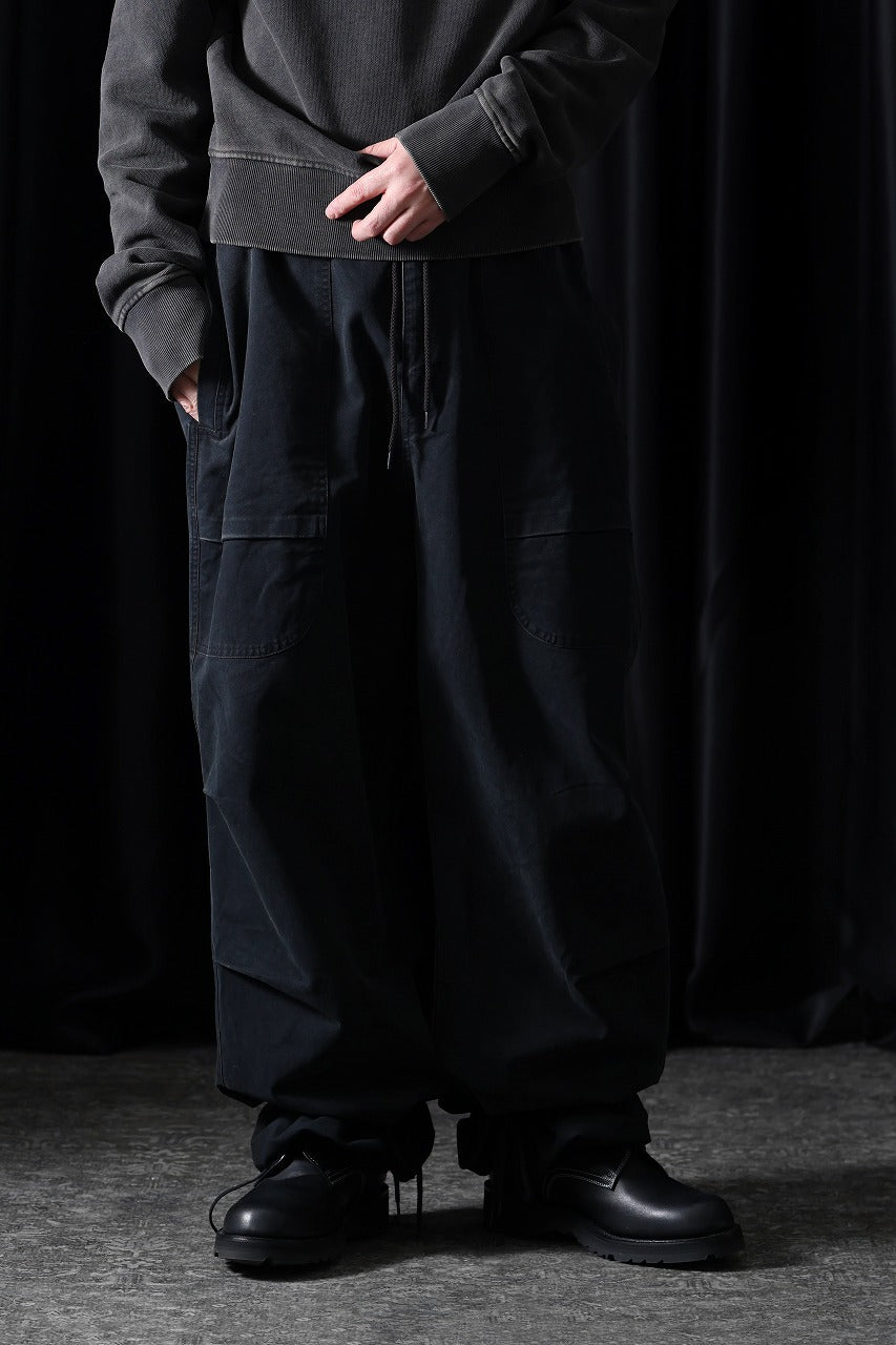 画像をギャラリービューアに読み込む, entire studios BARREN CARGO TROUSERS (WASHED BLACK)