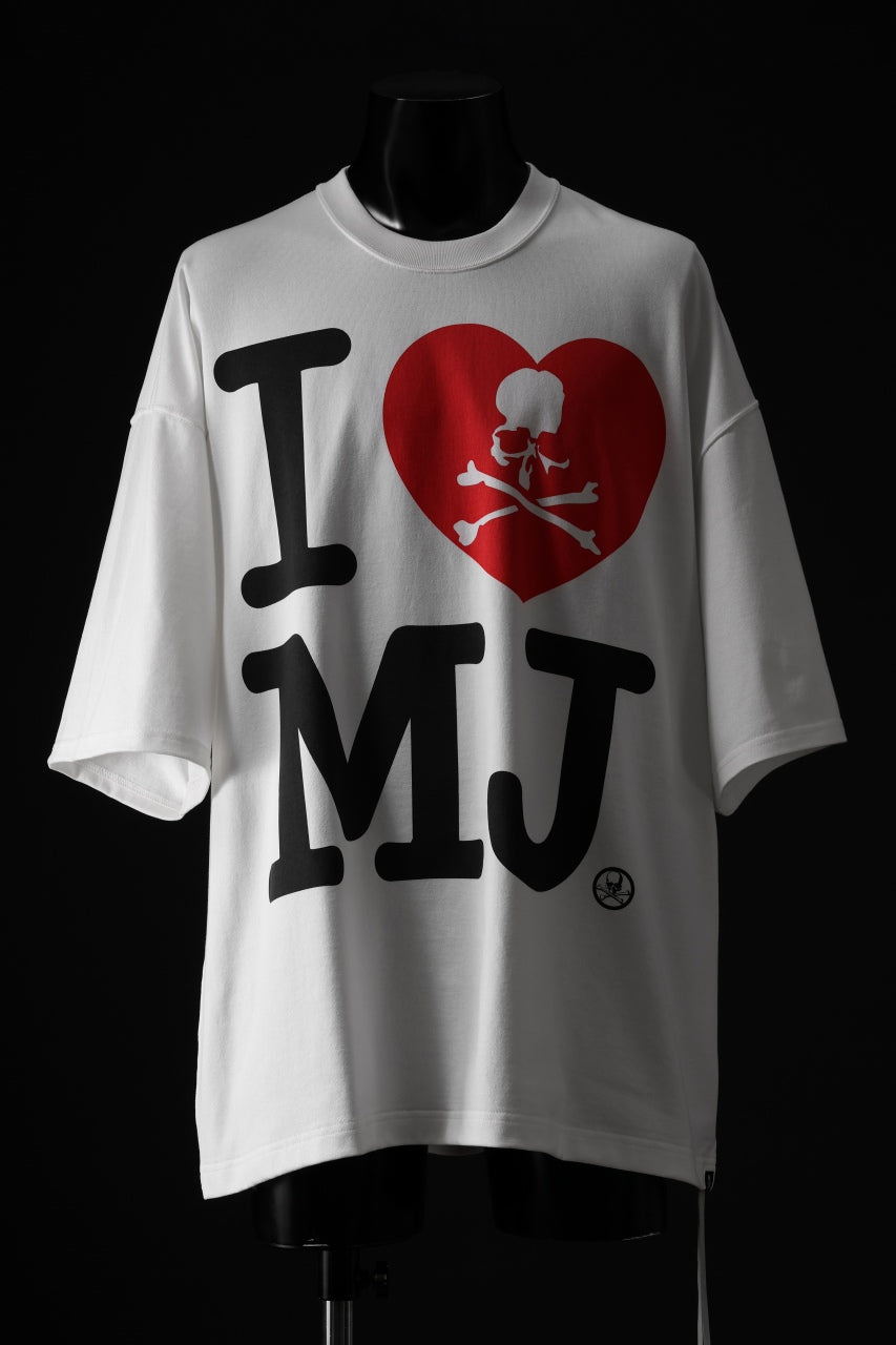 Load image into Gallery viewer, mastermind JAPAN I♡MJ TEE / BOXY FIT (WHITE)