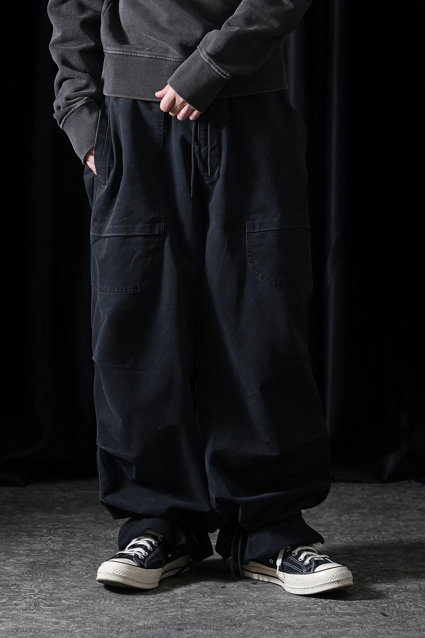 画像をギャラリービューアに読み込む, entire studios BARREN CARGO TROUSERS (WASHED BLACK)