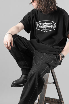 画像をギャラリービューアに読み込む, LASTMAN PRINTED TEE SHIRT -LM CLOTHING- (BLACK)
