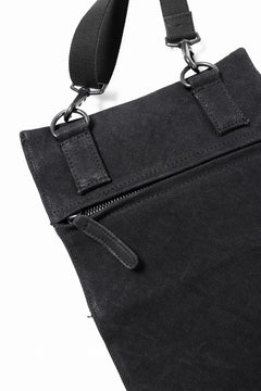 画像をギャラリービューアに読み込む, Y&#39;s for men MILITARY SACOCHE / C6 BIO CANVAS (BLACK)