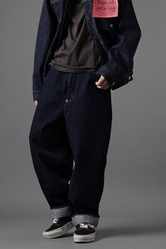 画像をギャラリービューアに読み込む, FULLCOUNT x N/07 x LOOM exclusive WIDE TAPERED DENIM PANTS / 11.5oz ZIMBABWE DENIM (INDIGO BLUE / ONE WASHED)