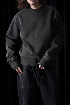 画像をギャラリービューアに読み込む, entire studios POD CREW SWEAT (WASHED BLACK)