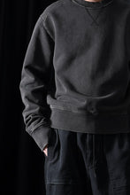 画像をギャラリービューアに読み込む, entire studios POD CREW SWEAT (WASHED BLACK)