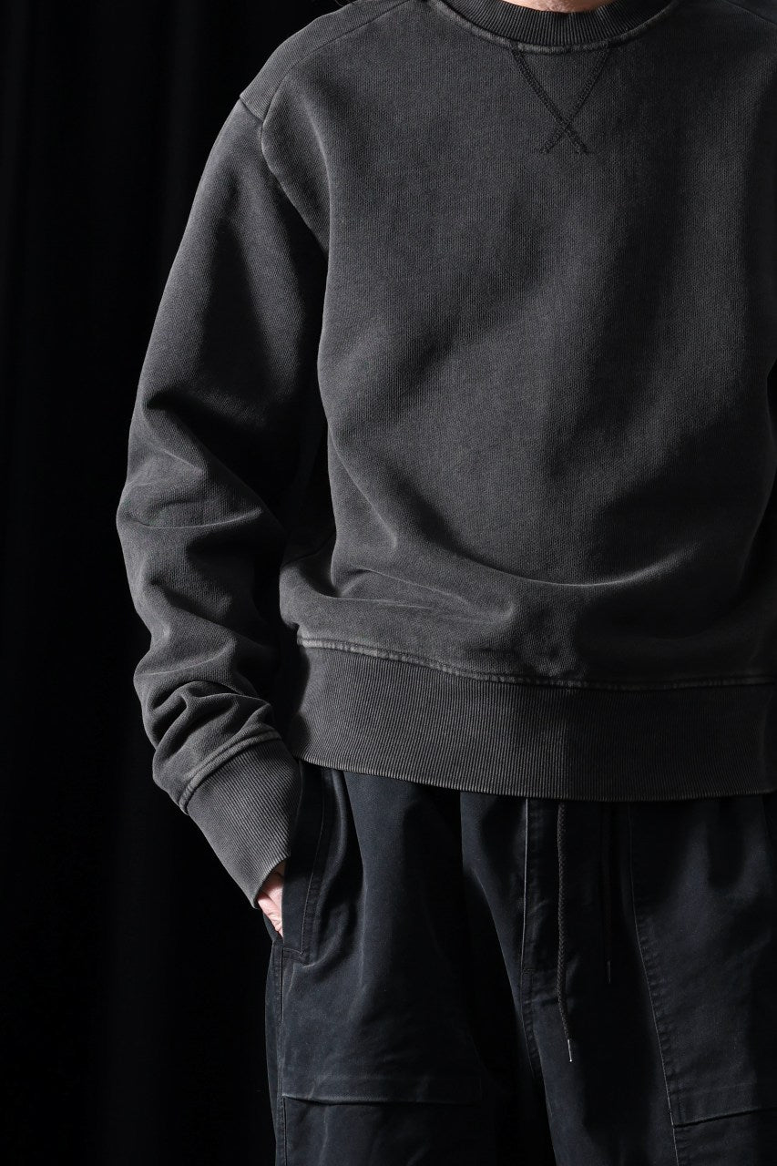 画像をギャラリービューアに読み込む, entire studios POD CREW SWEAT (WASHED BLACK)