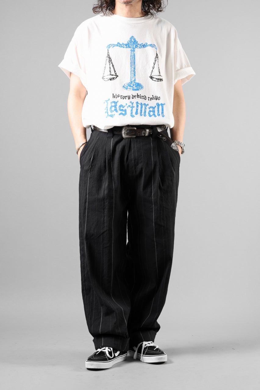 画像をギャラリービューアに読み込む, LASTMAN PRINTED TEE SHIRT -BALANCE- (WHITE)